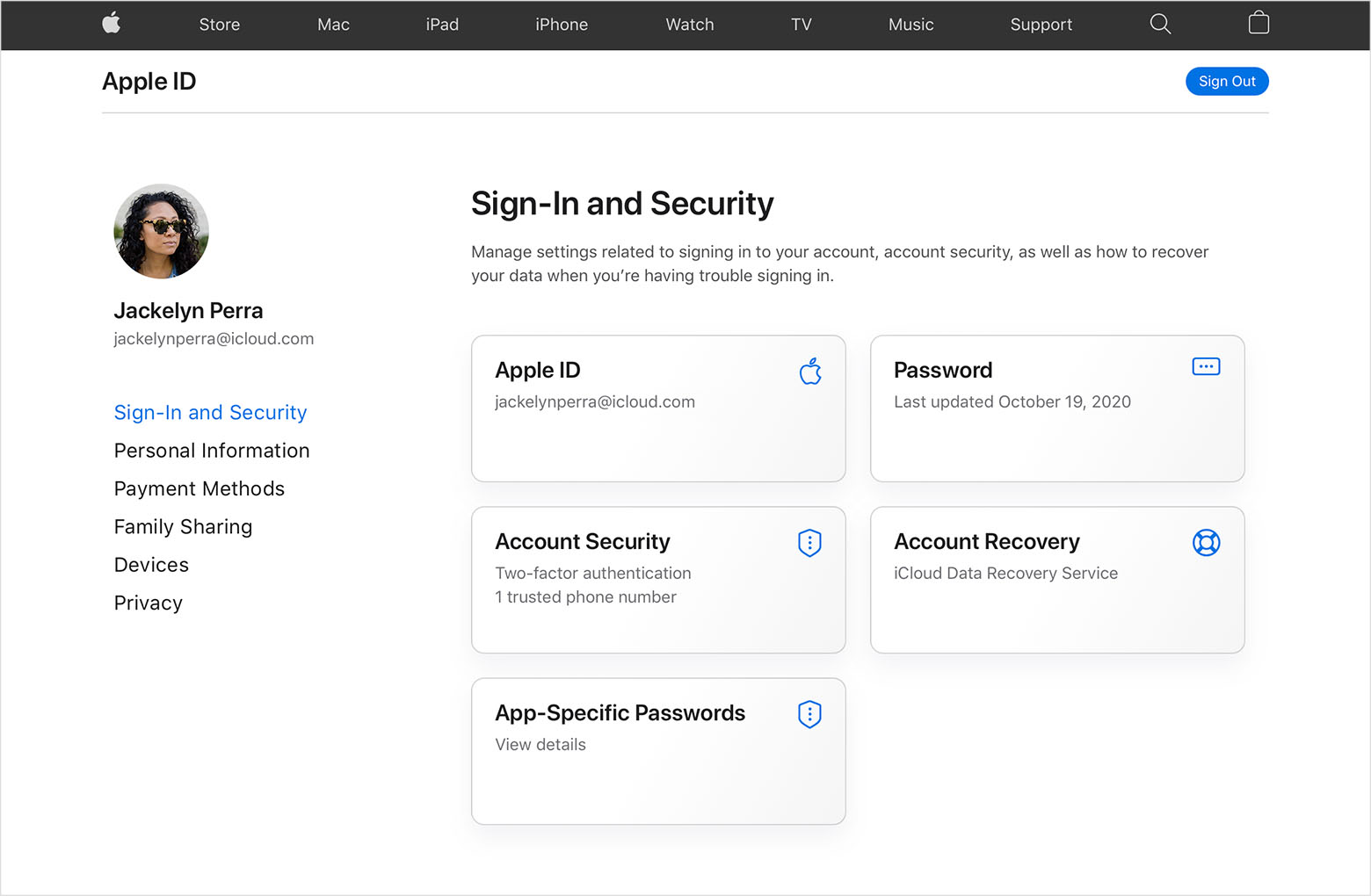 Apple ID Settings Overview