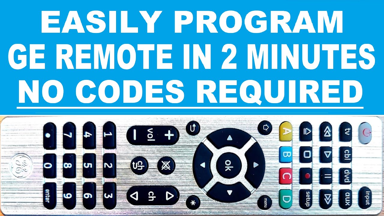 Universal Remote Programming Example