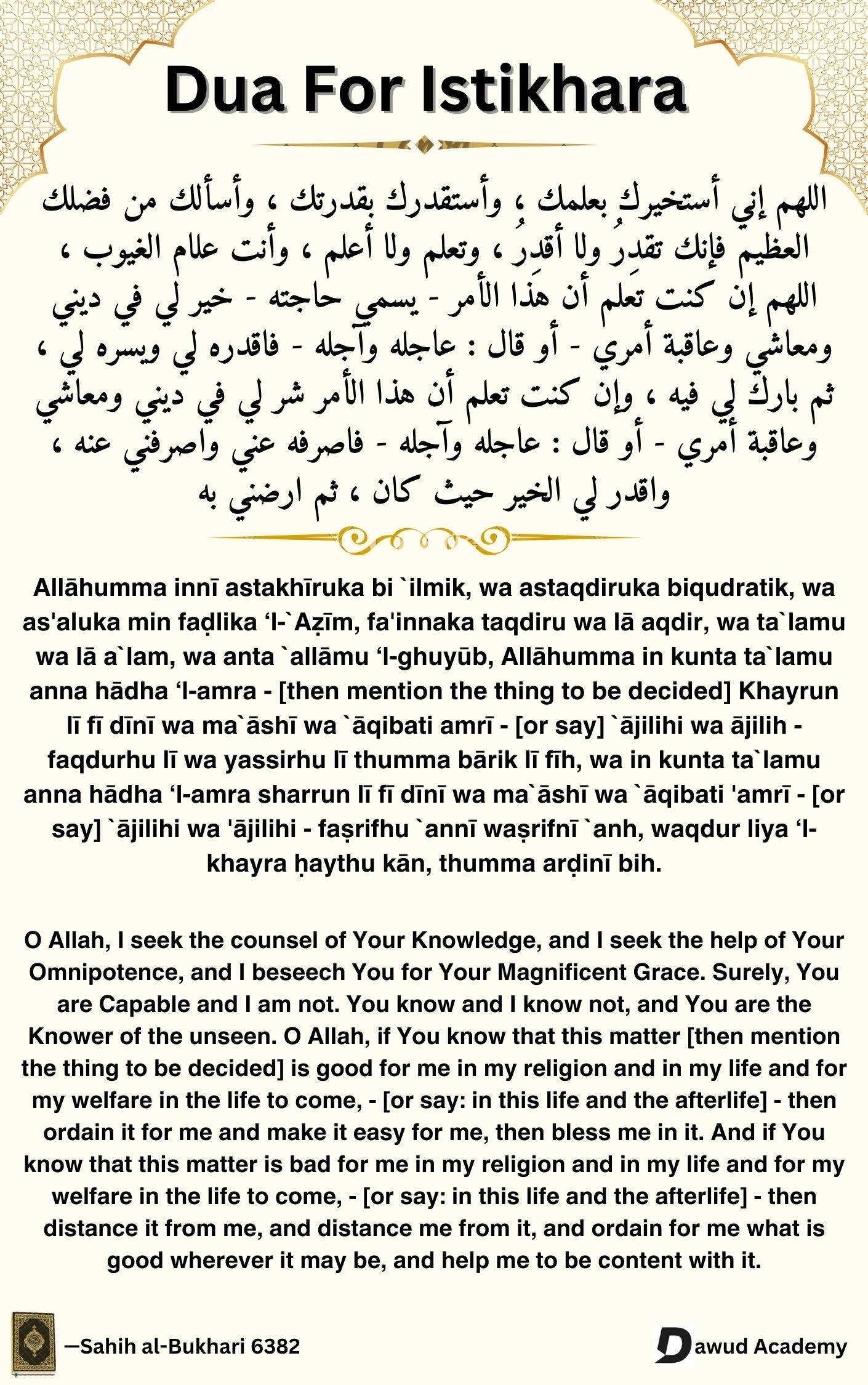 How to Pray Istikhara