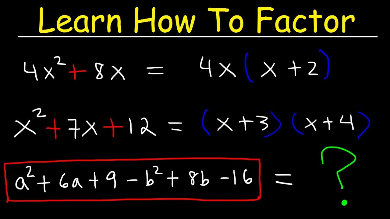 Factoring an Expression