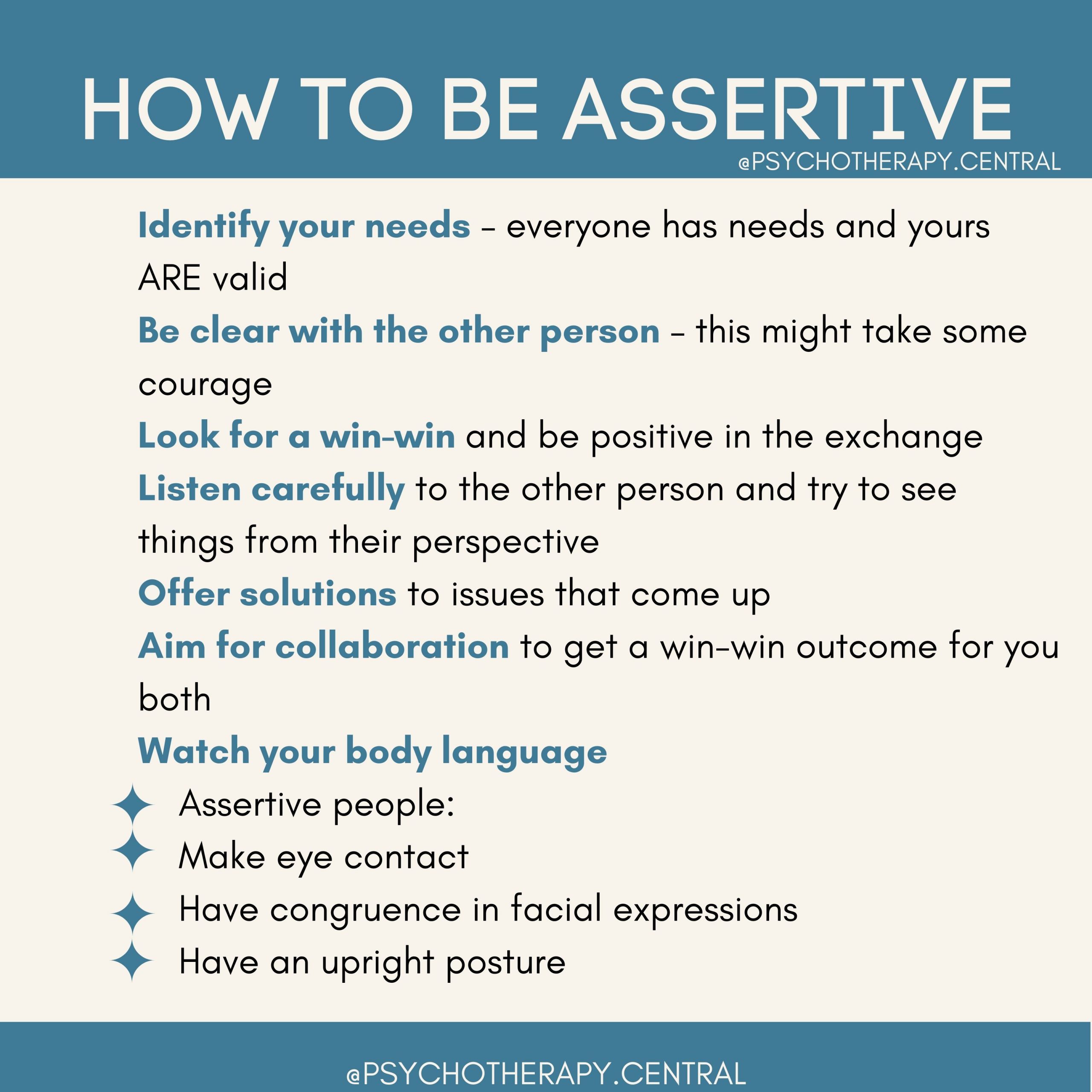 Techniques for Assertiveness