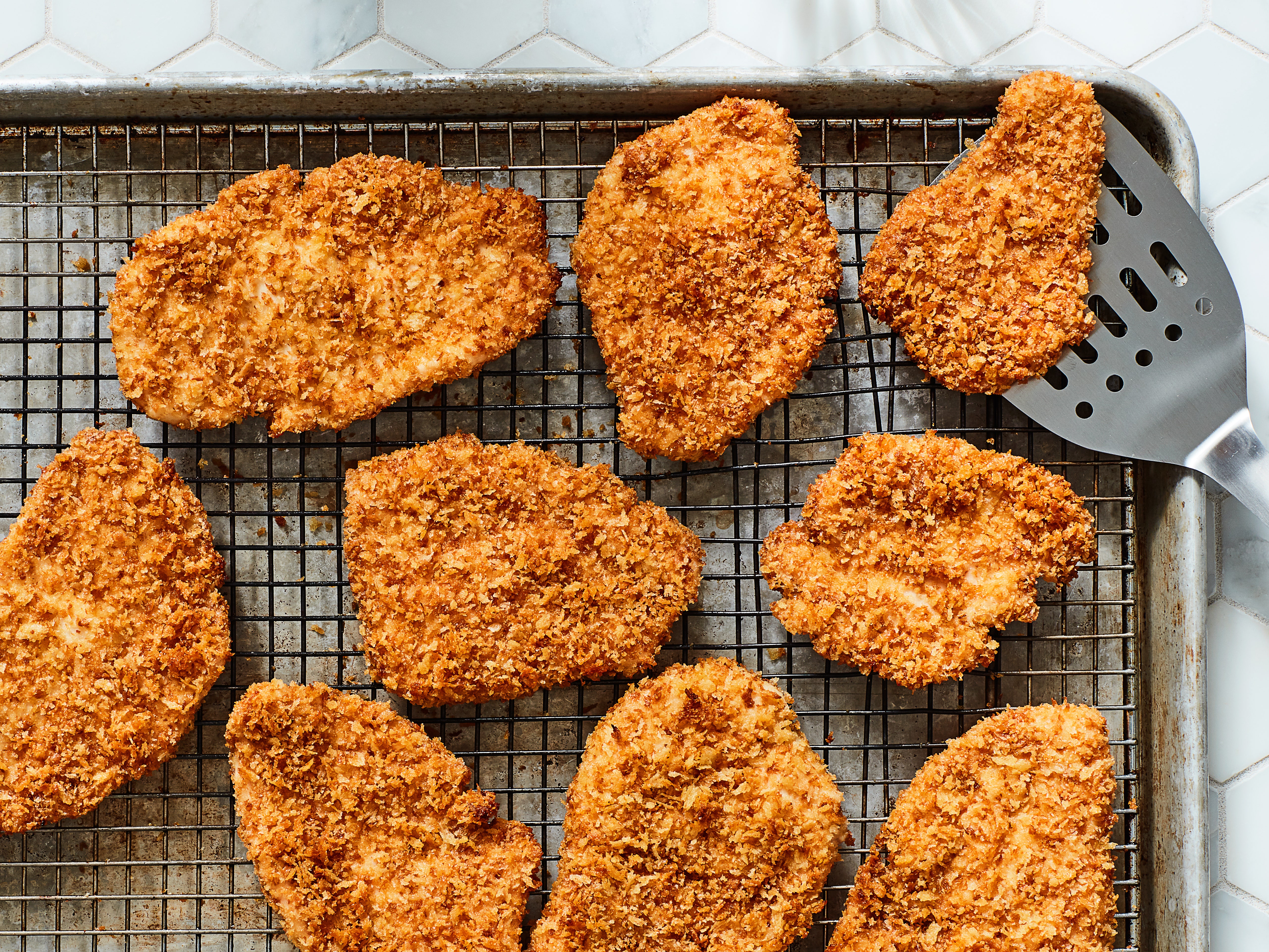 Chicken cutlet preparation