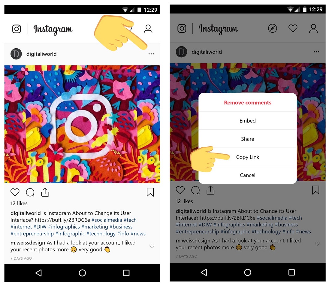 Guide to save Instagram photos