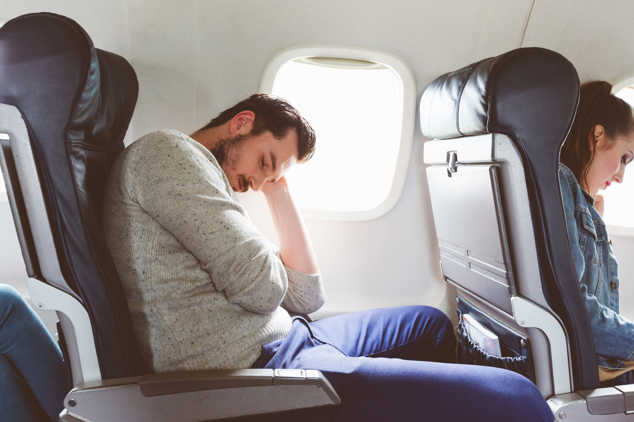 Comfortable Sleeping on Plane