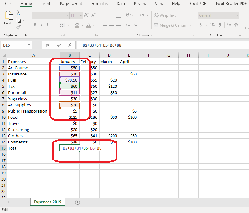 How to Add Numbers in Excel