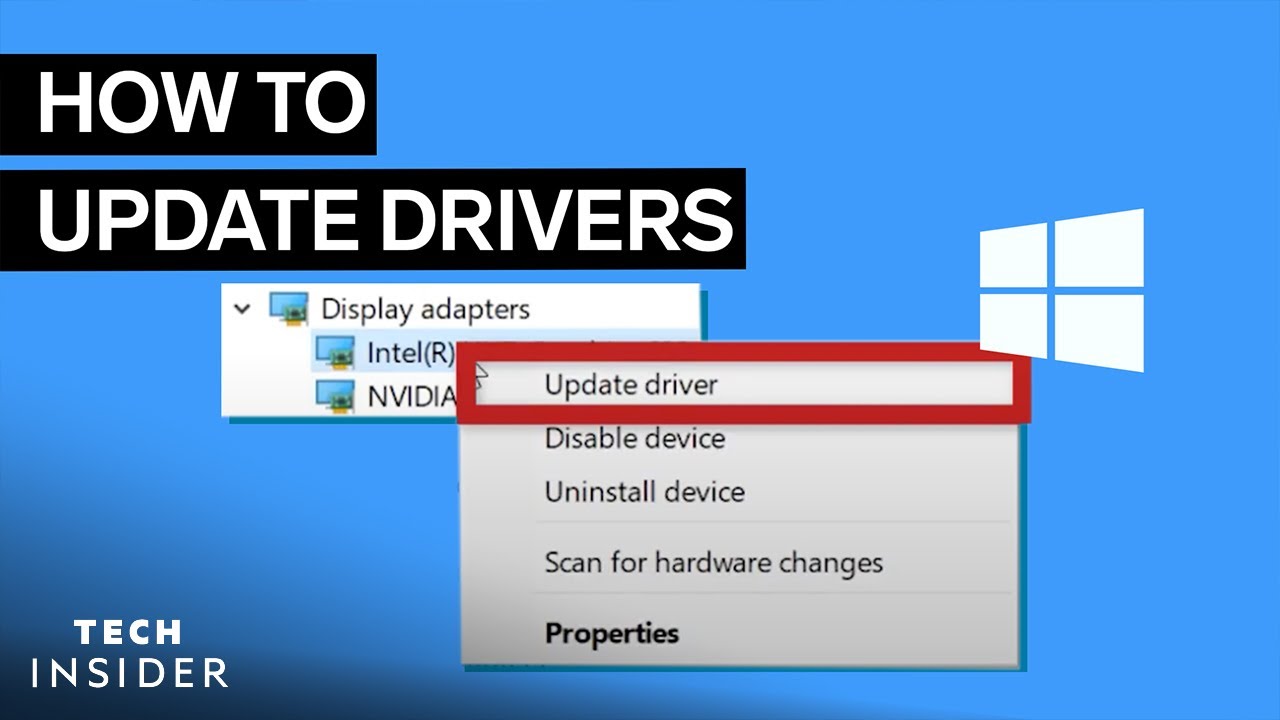 How to update your drivers